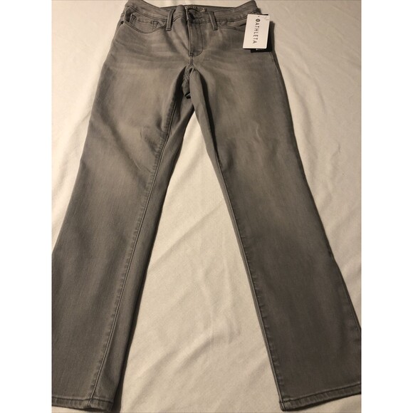 Athleta Women’s Jeans Sculptek Skinny Granite Gray Crop Stretch Size 6 X 26 NWT - Picture 4 of 12